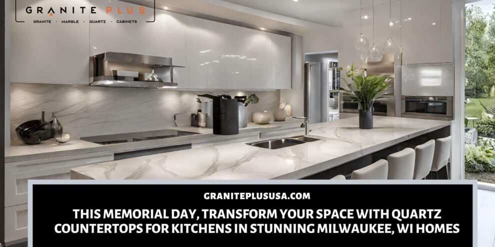 Quartz countertops for kitchens in Milwaukee