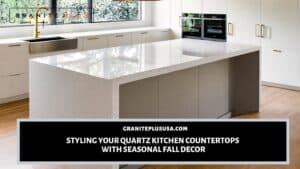 quartz kitchen countertop