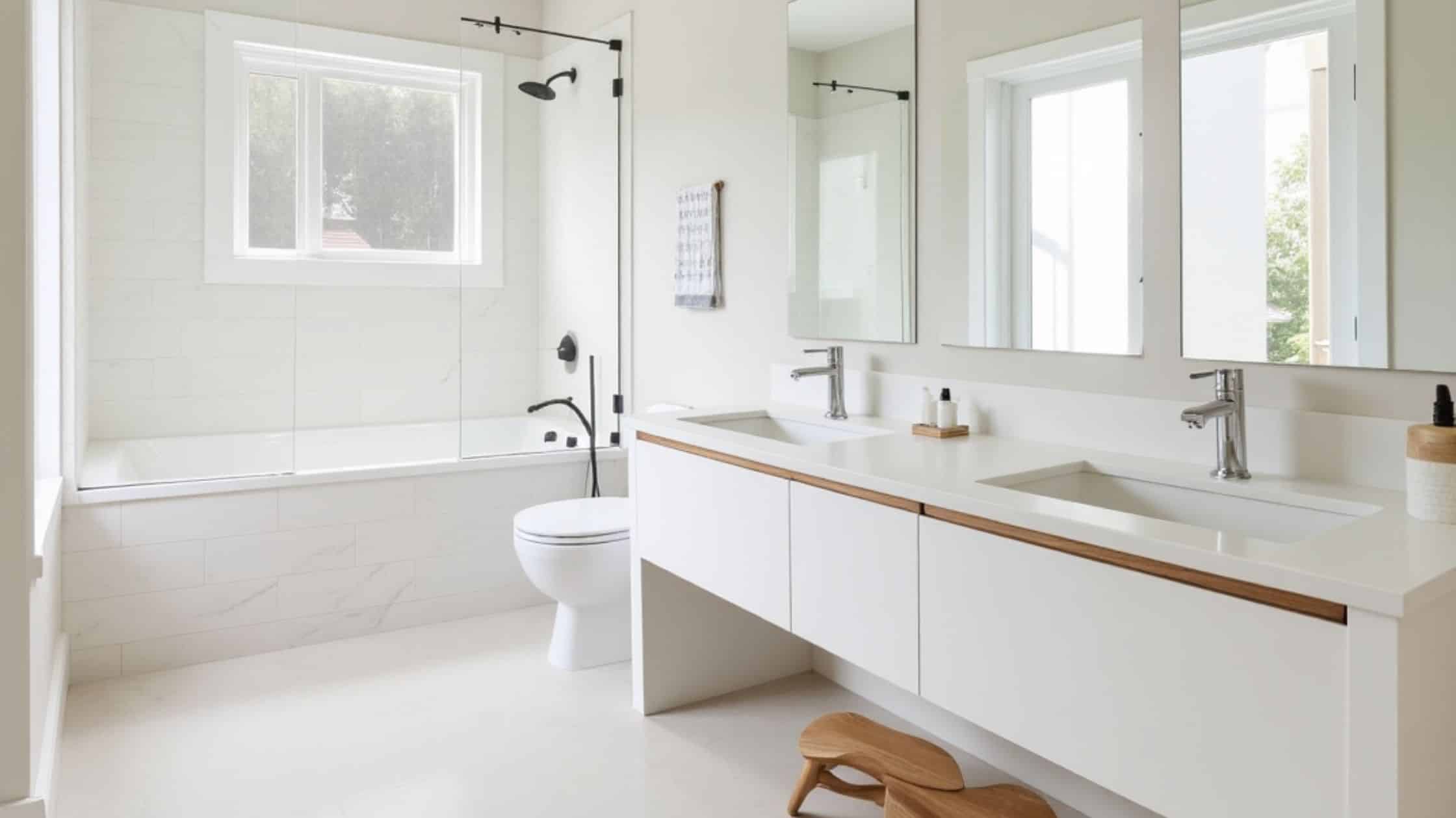 Quartz bathroom countertops 