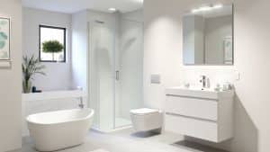Quartz bathroom countertops in Milwaukee