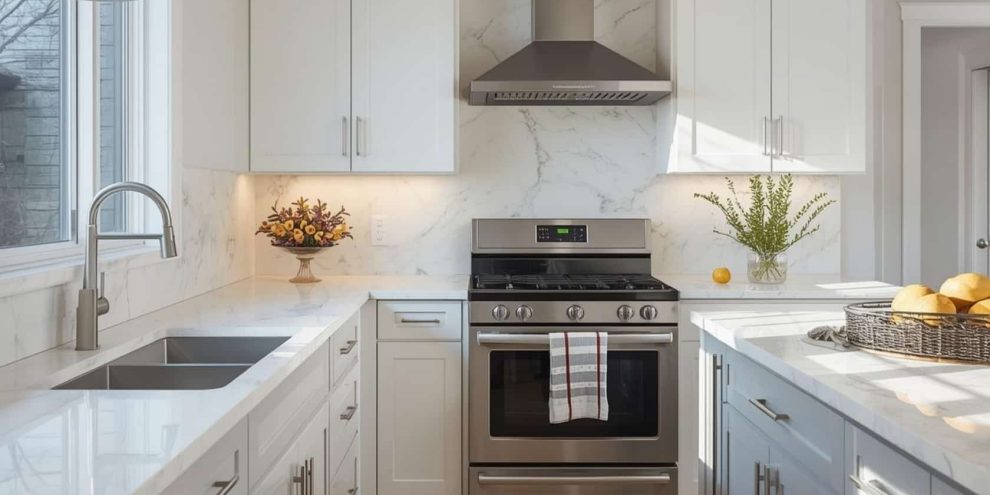 backsplash with countertops slab vs tile