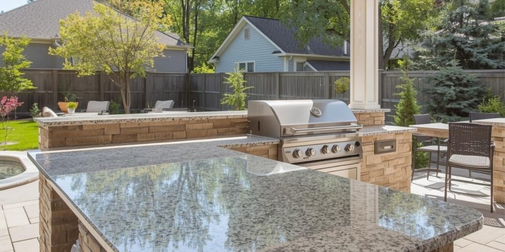 outdoor kitchen countertops