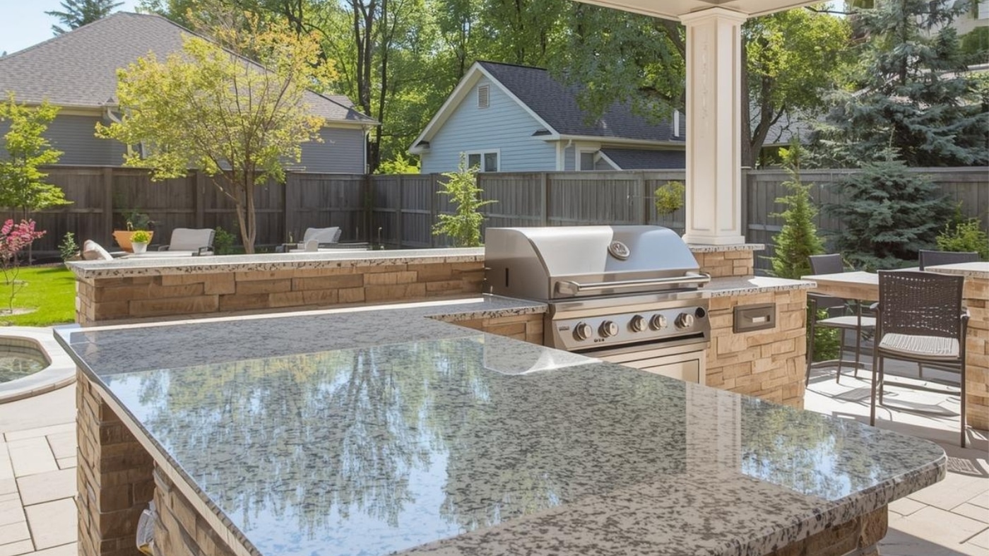 outdoor kitchen countertops