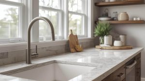 low maintenance countertops rentals families