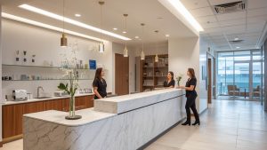 commercial countertops healthcare reception New Berlin