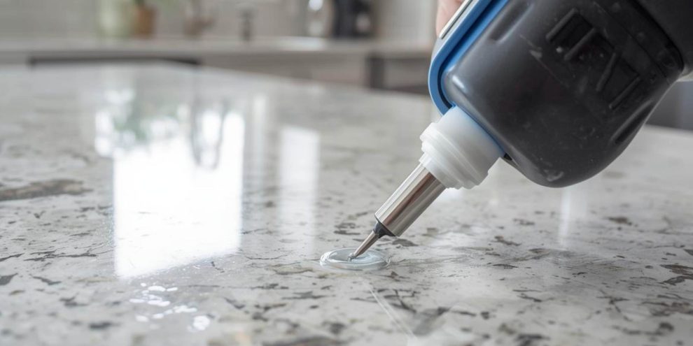 repair chip in quartz countertop New Berlin WI