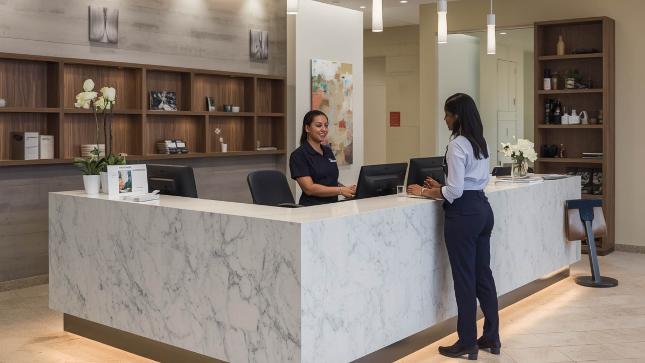 commercial countertops healthcare reception New Berlin commercial countertops healthcare reception New Berlin