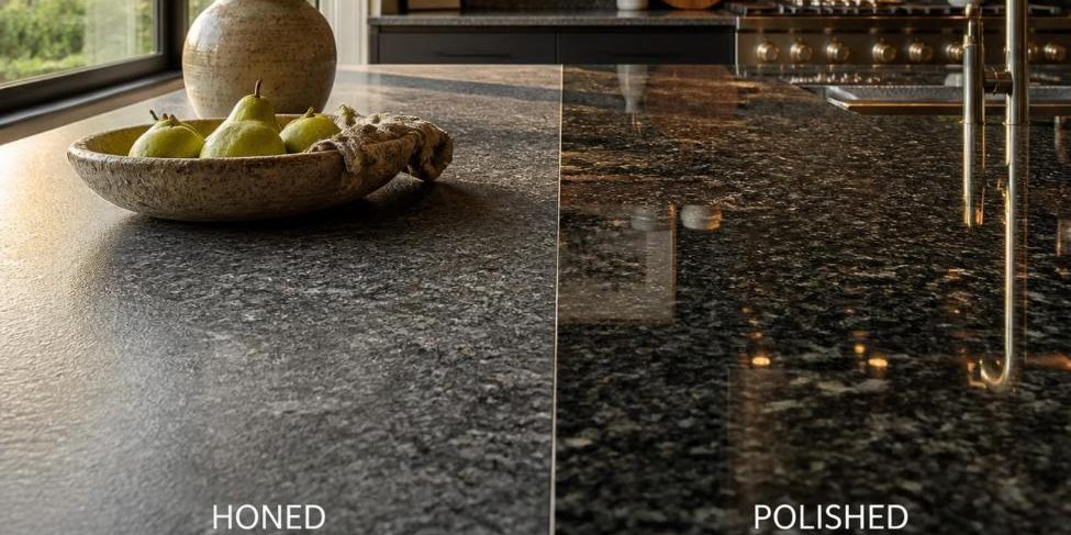 honed vs polished finish New Berlin WI