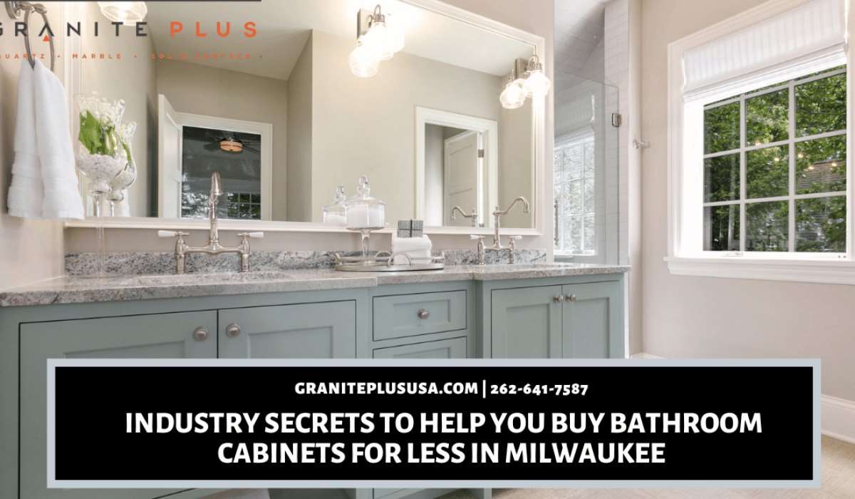 Industry secrets to help you buy bathroom cabinets for less in Milwaukee