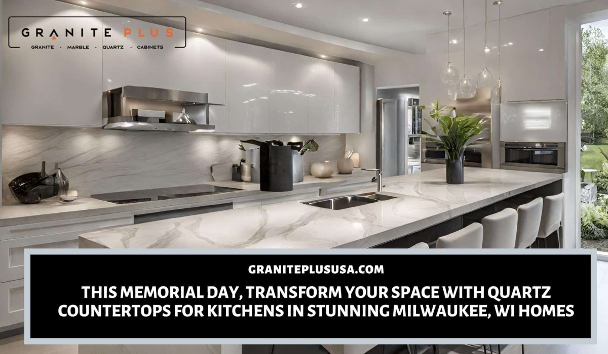 Quartz countertops for kitchens in Milwaukee