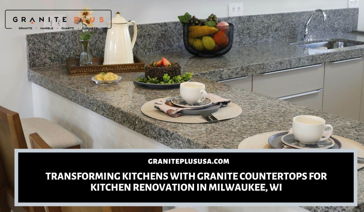 Granite countertops for kitchen renovation in Milwaukee